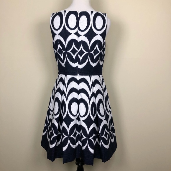 The Limited white navy blue dress size 6 - Picture 4 of 9